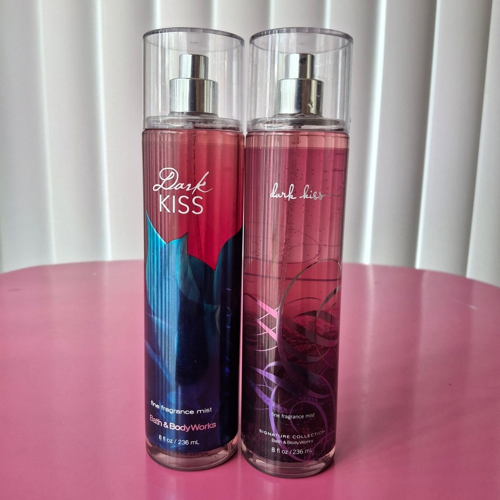 Bath & Body Works DARK KISS Fine Fragrance Mist 8 fl oz Duo Set